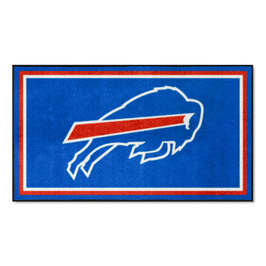 Buffalo Bills Logo 3x5 Plush Area Rug