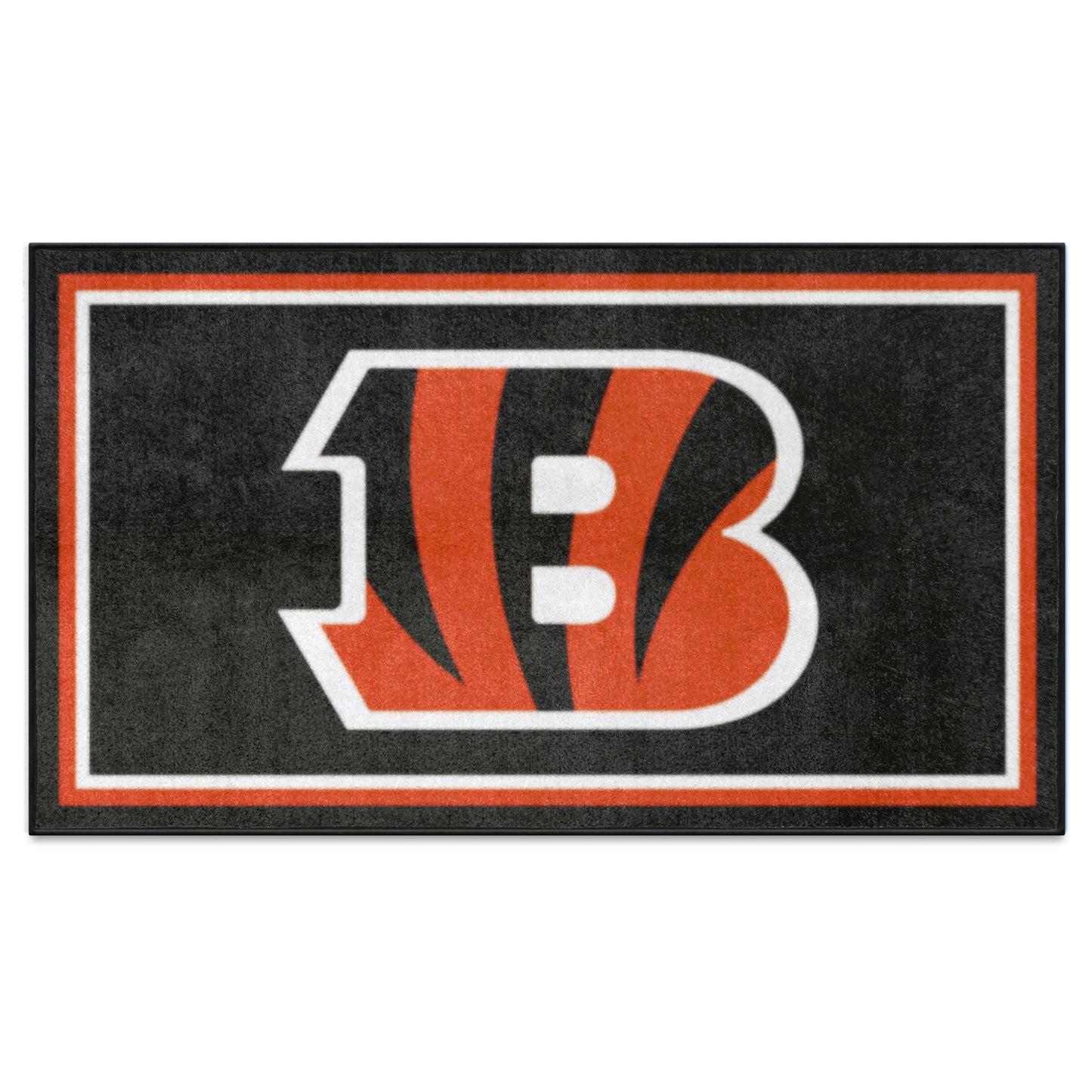 Cincinnati Bengals Logo 3x5 Plush Area Rug
