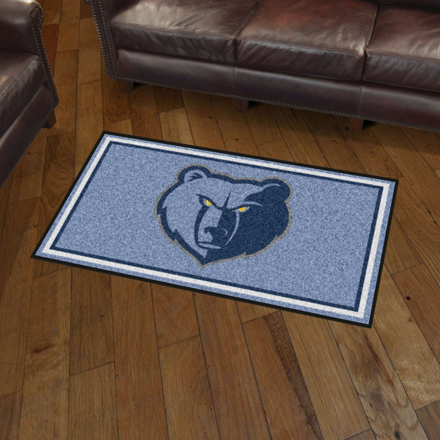 Memphis Grizzlies Logo 3x5 Plush Area Rug