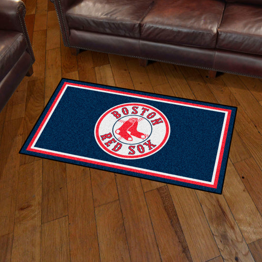 Boston Red Sox Alternate 3x5 Plush Area Rug